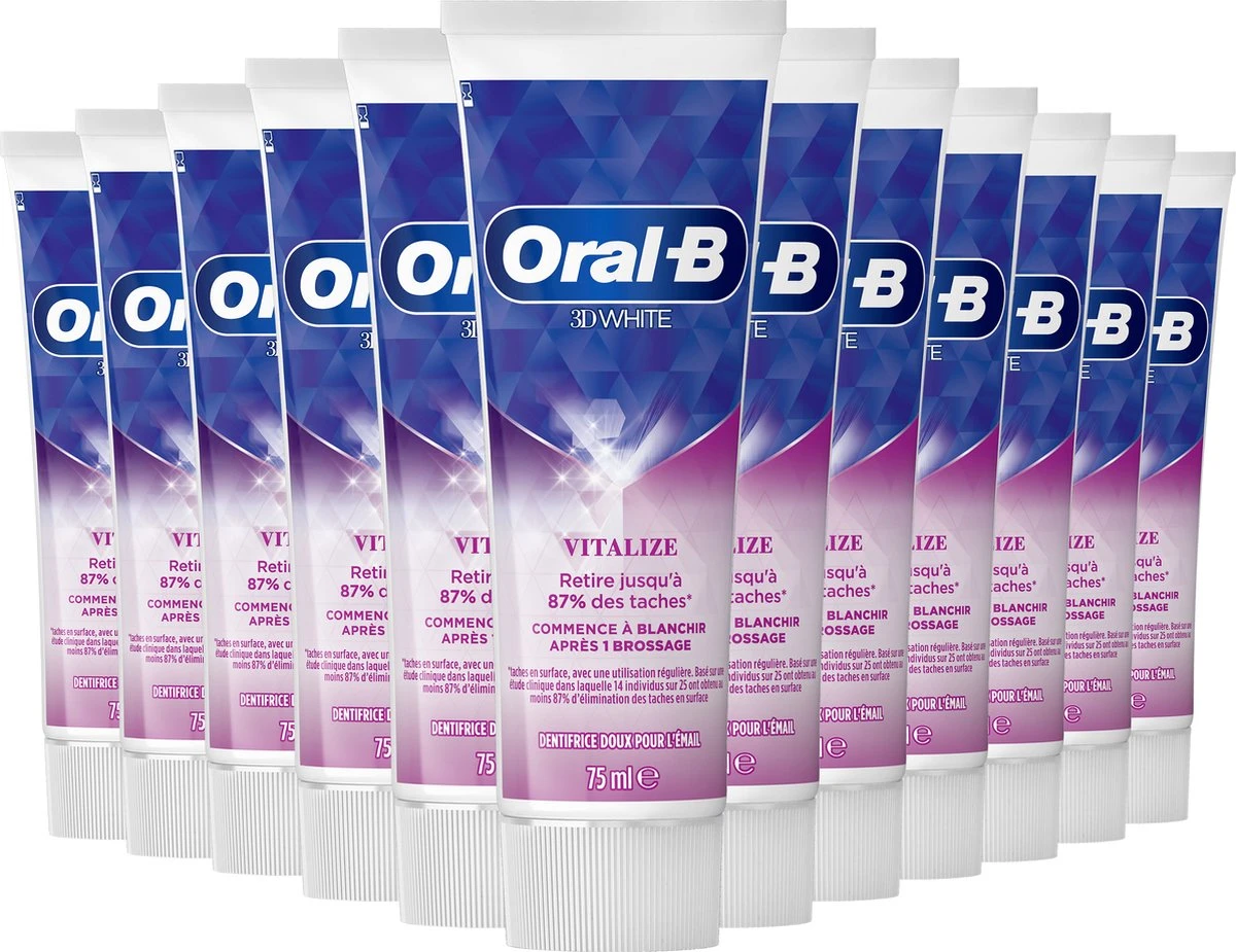 Oral B Oral-B Tandpasta - 3D White Vitalize - 12x 75 Ml - Afbeelding 7