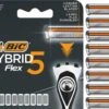 BIC Hybrid 5 Flex Scheermesjes Voor Mannen - Navulverpakking Met 8 Mesjes - Navullingen - Geen Houder