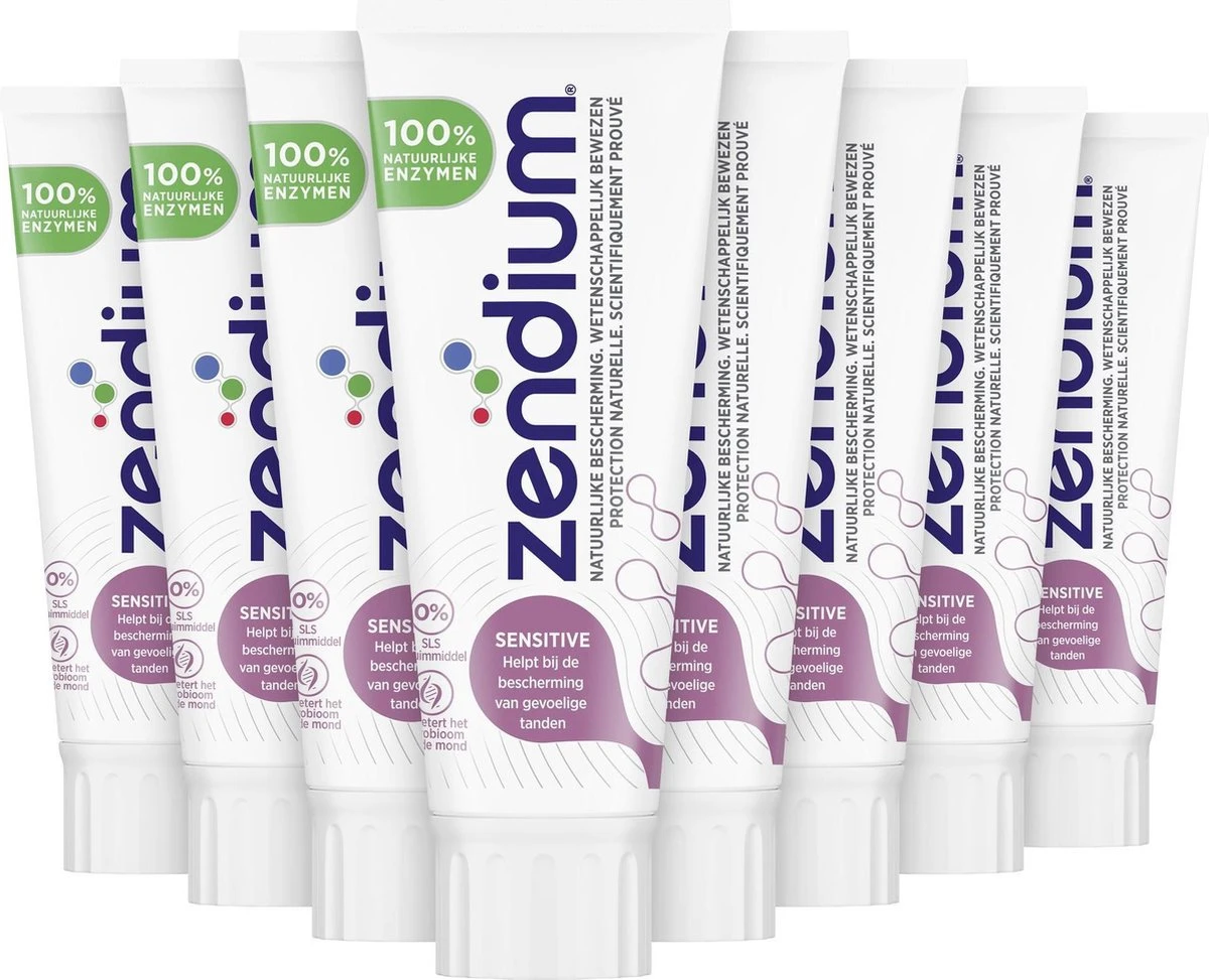 Zendium Sensitive Tandpasta - 12 X 75 Ml - Voordeelverpakking - Afbeelding 2