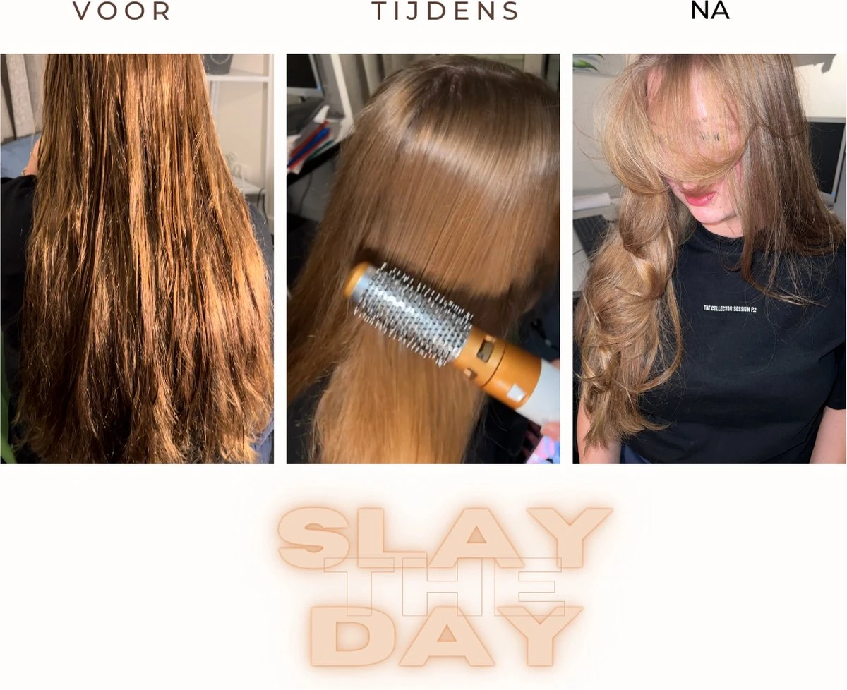 Merkloos Airwrap Complete Multistyler 7 In 1 - Multi Styler Air Wrap Haarfohn- Stijltang -Haardroger- Haarborstel- Stijlborstel- Krultang- 7 Opzetstukken- Gratis Handschoen- Gratis 5 Haarklemmen- Hete Lucht Fohn 8 Merkloos Airwrap Complete Multistyler 7 In 1 - Multi Styler Air Wrap Haarfohn- Stijltang -Haardroger- Haarborstel- Stijlborstel- Krultang- 7 Opzetstukken- Gratis Handschoen- Gratis 5 Haarklemmen- Hete Lucht Fohn - Afbeelding 6