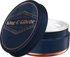King C. Gillette Baardbalsem - Voor Een Zachte Baard - Voor Mannen - 100 Ml