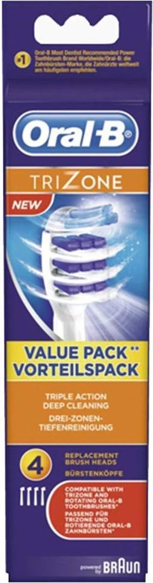 Oral B Oral-B TriZone - Opzetborstels - 4 Stuks 18 Oral B Oral-B TriZone - Opzetborstels - 4 Stuks - Afbeelding 16
