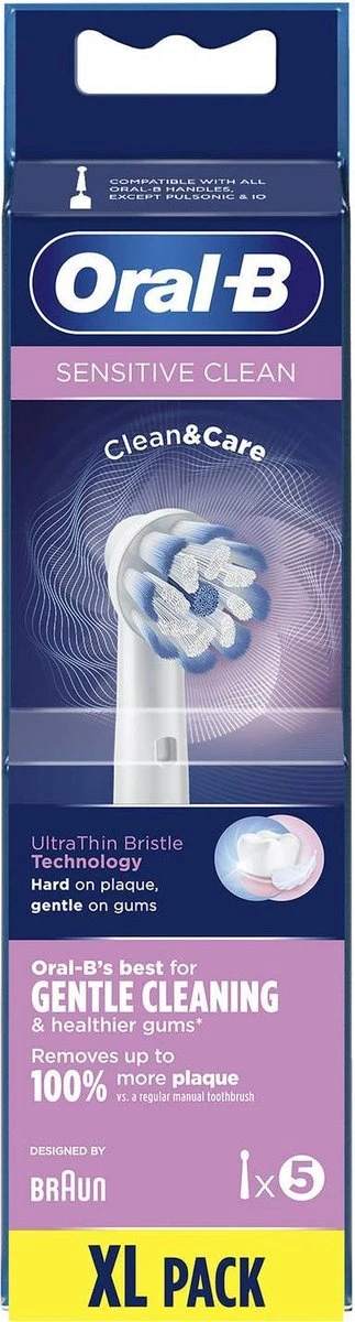 Oral B Oral-B Sensitive Clean - Opzetborstels - 5 Stuks 3 Oral B Oral-B Sensitive Clean - Opzetborstels - 5 Stuks
