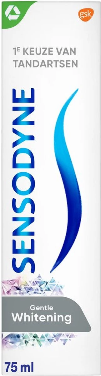 Sensodyne Gentle Whitening Tandpasta Voor Gevoelige Tanden 2x 75 Ml - Afbeelding 3