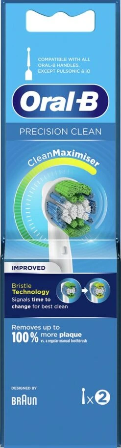 Oral B Oral-B Precision Clean - Met CleanMaximiser-technologie - Opzetborstels - 2 Stuks 21 Oral B Oral-B Precision Clean - Met CleanMaximiser-technologie - Opzetborstels - 2 Stuks -BaByliss Verkoopwinkel 325x1200 2