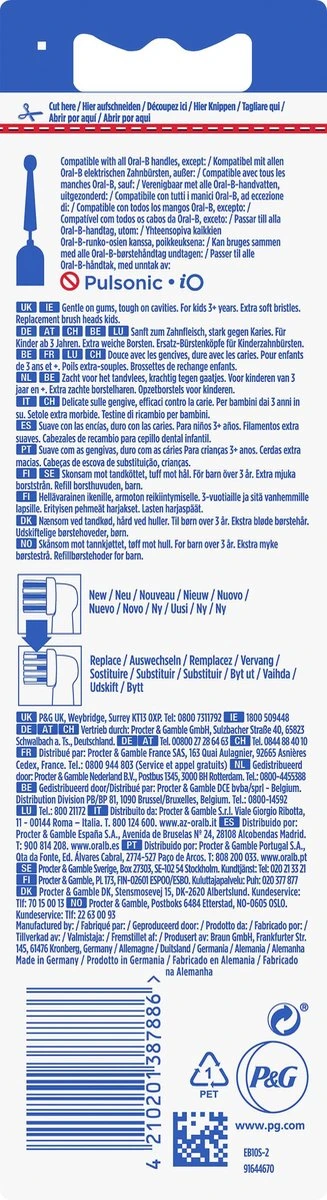 Oral B Oral-B Opzetborstels Kids 2 Stuks - Afbeelding 9