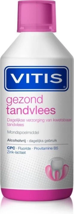 3x Vitis Gezond Tandvlees Mondwater 500 Ml