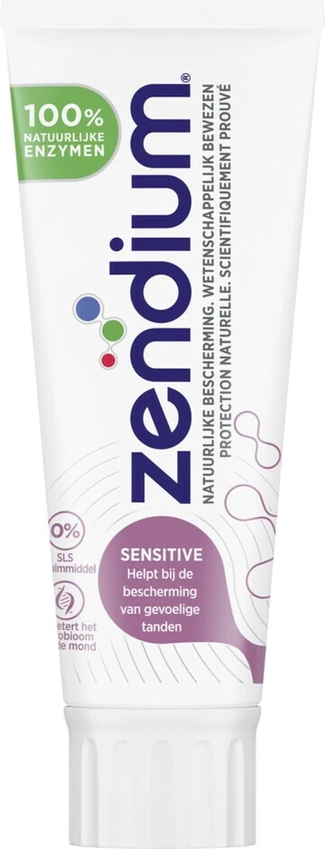 Zendium Sensitive Tandpasta - 12 X 75 Ml - Voordeelverpakking - Afbeelding 3