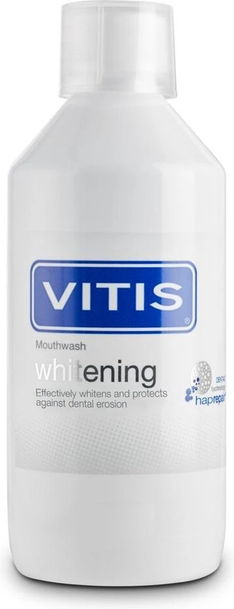 3x Vitis Whitening Mondwater 500 Ml