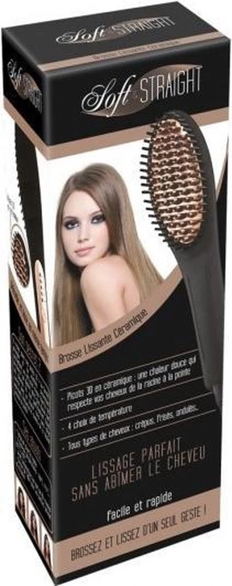Velform Straight Wizard Stijlborstel Keramische Styler Haarborstel - Stijltang En Borstel - Hair Straightener - Afbeelding 4