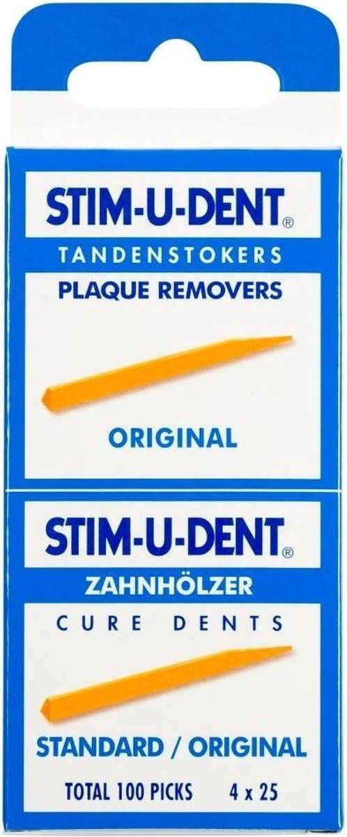 Stimudent Origineel - Tandenstokers - 3 X 100 Stuks - Voordeelverpakking