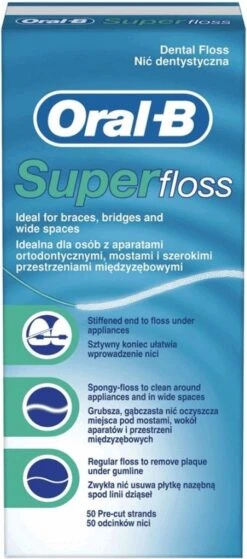 Oral B Oral-B Superfloss - 50 Stuks - Flosdraad 27 Oral B Oral-B Superfloss - 50 Stuks - Flosdraad -BaByliss Verkoopwinkel 530x1200 4