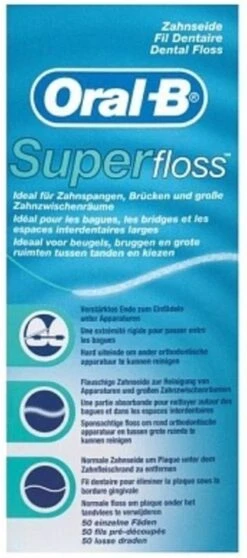 Oral B Oral-B Superfloss - 50 Stuks - Flosdraad 19 Oral B Oral-B Superfloss - 50 Stuks - Flosdraad -BaByliss Verkoopwinkel 531x1200 1
