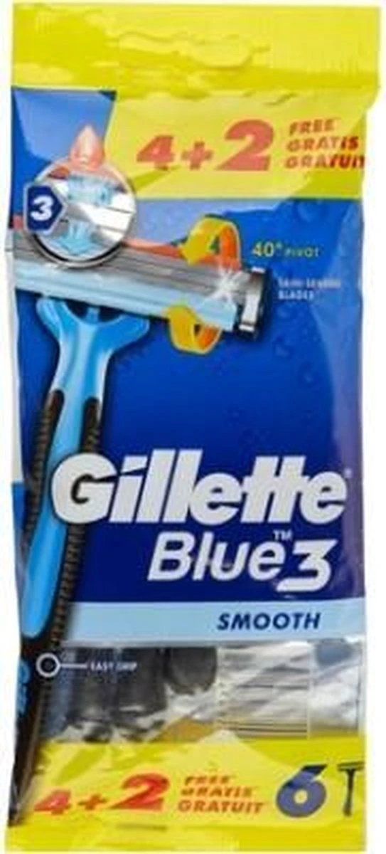 Gillette® Gillette Blue3 Smooth 4+2 Stuks 13 Gillette® Gillette Blue3 Smooth 4+2 Stuks - Afbeelding 11