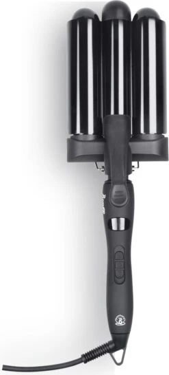Bombé Waver PRO - Golvenkrultang - Wafeltang - 32mm Coal Black