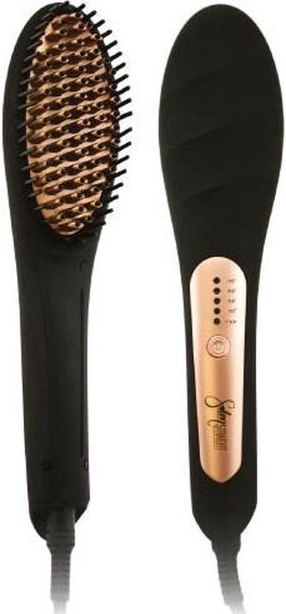Velform Straight Wizard Stijlborstel Keramische Styler Haarborstel - Stijltang En Borstel - Hair Straightener - Afbeelding 5