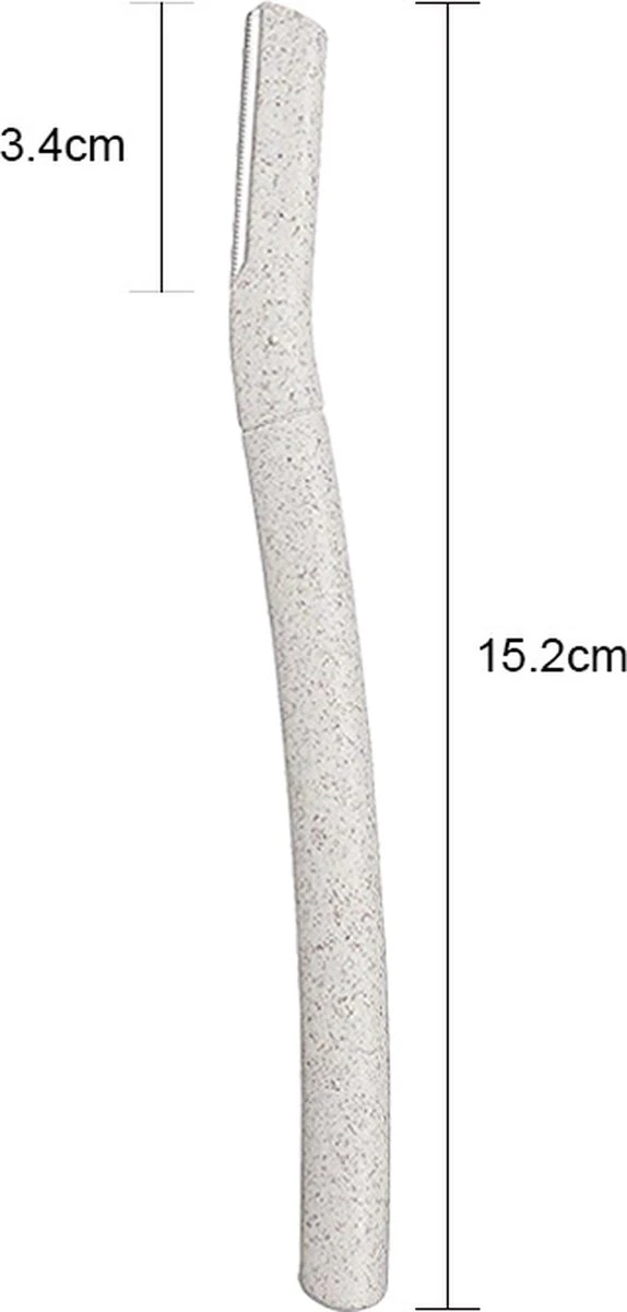 INTER-ESQUE Wenkbrauw Mesje - Eyebrow Razor - Dermaplaning - Scheermesjes Gezicht - Wenkbrauw Scheermesje Van Tarwestro - 6 Stuks - Groot - Afbeelding 6