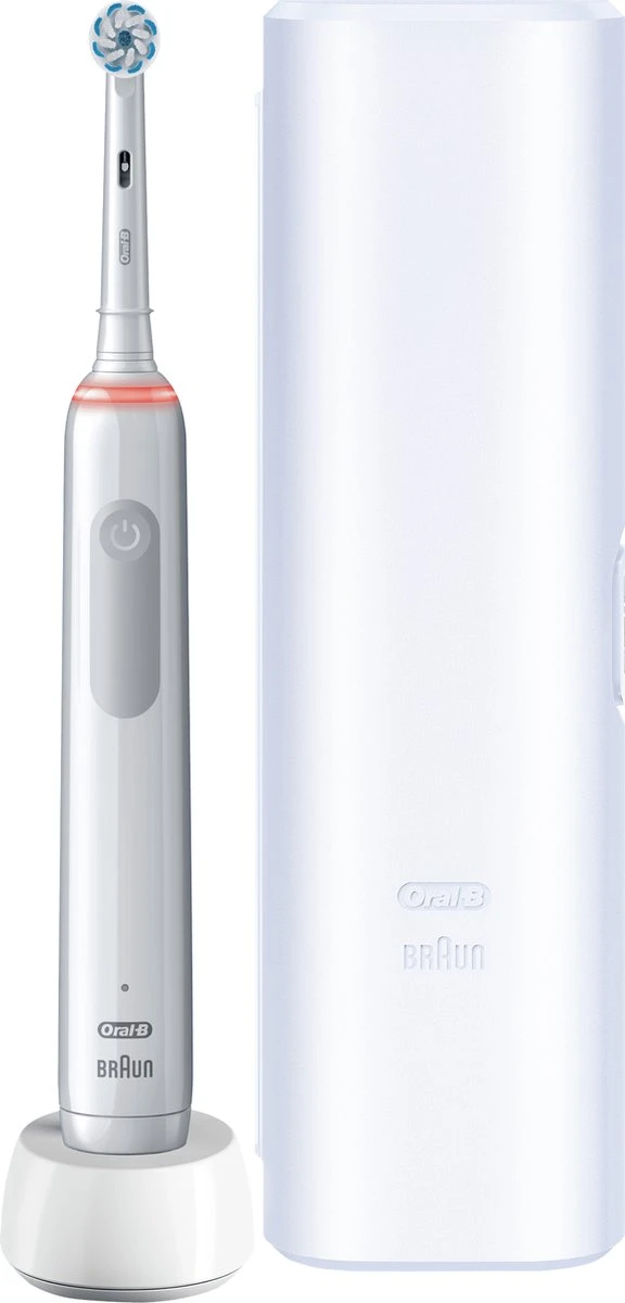 Oral B Oral-B Pro 3 - 3500 - Witte Elektrische Tandenborstel + Reisetui 16 Oral B Oral-B Pro 3 - 3500 - Witte Elektrische Tandenborstel + Reisetui - Afbeelding 14