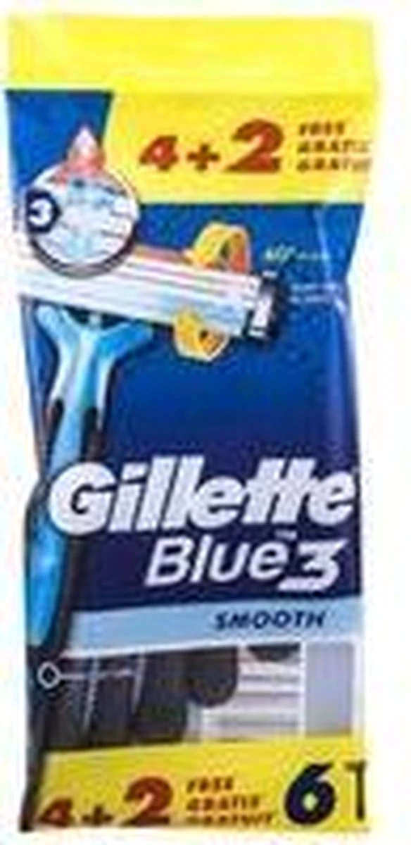 Gillette® Gillette Blue3 Smooth 4+2 Stuks 15 Gillette® Gillette Blue3 Smooth 4+2 Stuks - Afbeelding 13