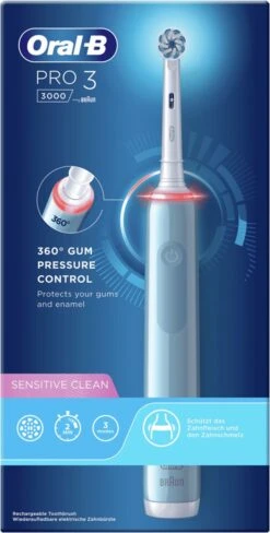 Oral B Oral-B Pro 3 - 3000 - Elektrische Tandenborstel - Ontworpen Door Braun - Blauw 23 Oral B Oral-B Pro 3 - 3000 - Elektrische Tandenborstel - Ontworpen Door Braun - Blauw -BaByliss Verkoopwinkel 607x1200 5