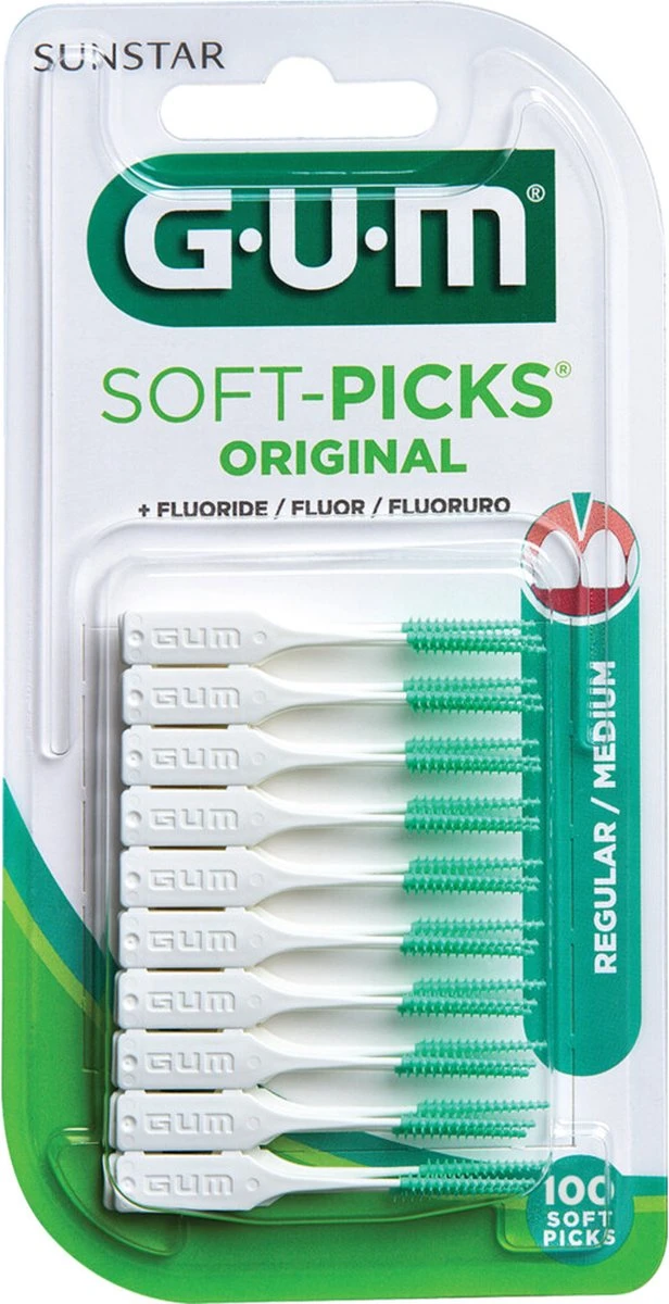 GUM® GUM Soft-Picks Original Regular 100 Stuks - Afbeelding 3