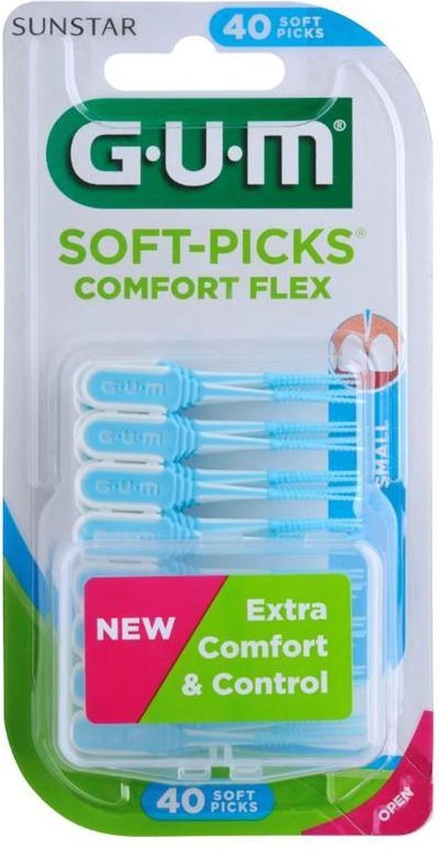 GUM® Soft-Picks Comfort Flex | Small | 40 Stuks 7 GUM® Soft-Picks Comfort Flex | Small | 40 Stuks - Afbeelding 5