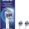 Oral B Oral-B 3D White - Met CleanMaximiser-technologie - Opzetborstels - 2 Stuks