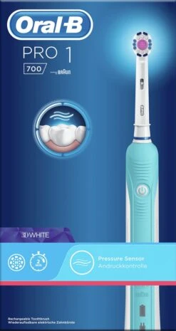 Alternative view of Oral B Oral-B Pro 1 700 - Oplaadbare Elektrische Tandenborstel - Powered By Braun - Blauw