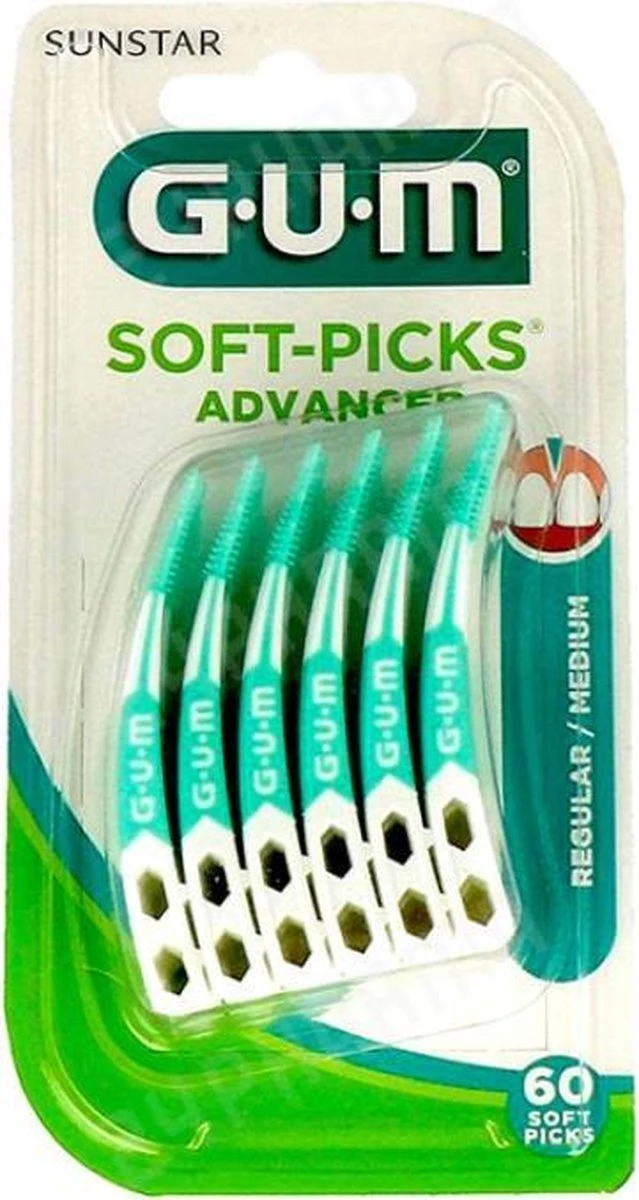GUM® Gum Soft-Picks Advanced Regular - 60 Stuks 6 GUM® Gum Soft-Picks Advanced Regular - 60 Stuks - Afbeelding 4