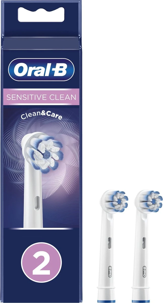 Oral B Oral-B Sensitive Clean - Met CleanMaximiser-technologie - Opzetborstels - 2 Stuks