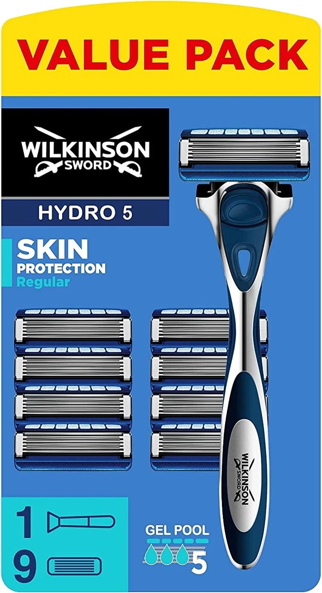 Wilkinson Sword Hydro 5 Scheermes Met 9 Mesjes 3 Wilkinson Sword Hydro 5 Scheermes Met 9 Mesjes
