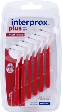 3x Interprox Plus Mini Conical 2-4 Mm Rood Blister à 6 Ragers 14 3x Interprox Plus Mini Conical 2-4 Mm Rood Blister à 6 Ragers -BaByliss Verkoopwinkel 662x1200 1