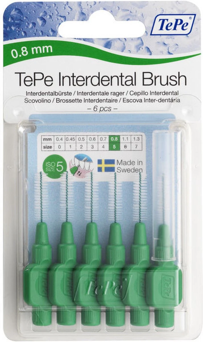 TePe Origineel Groen - 6 St - Rager - Afbeelding 2