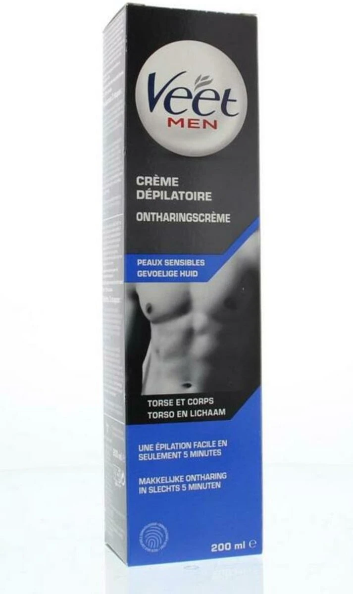 Veet - Ontharingscreme - Man - Gevoelige Huid - 200 Ml - Afbeelding 8
