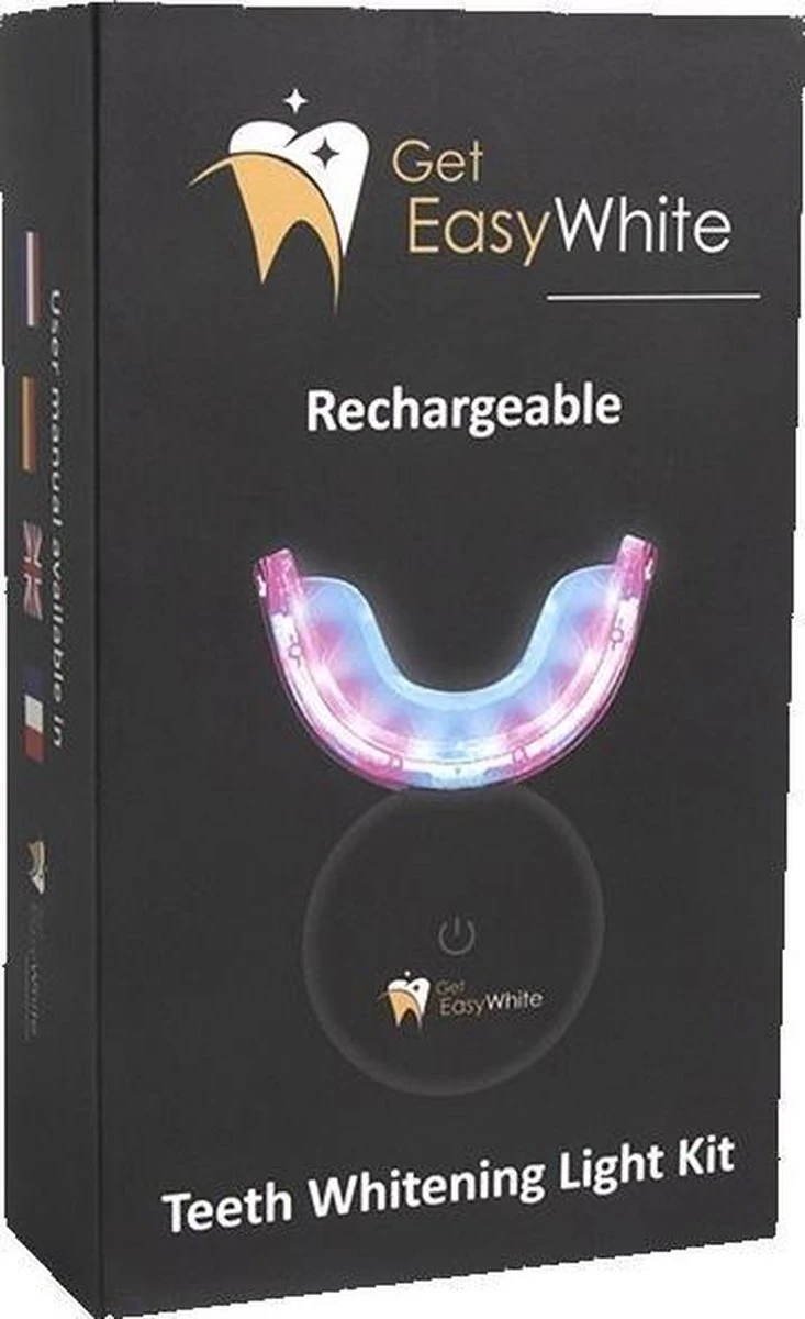 GetEasyWhite - Whitening LED Kit - 100% Natuurlijk - Perioxide Vrij - Veilig