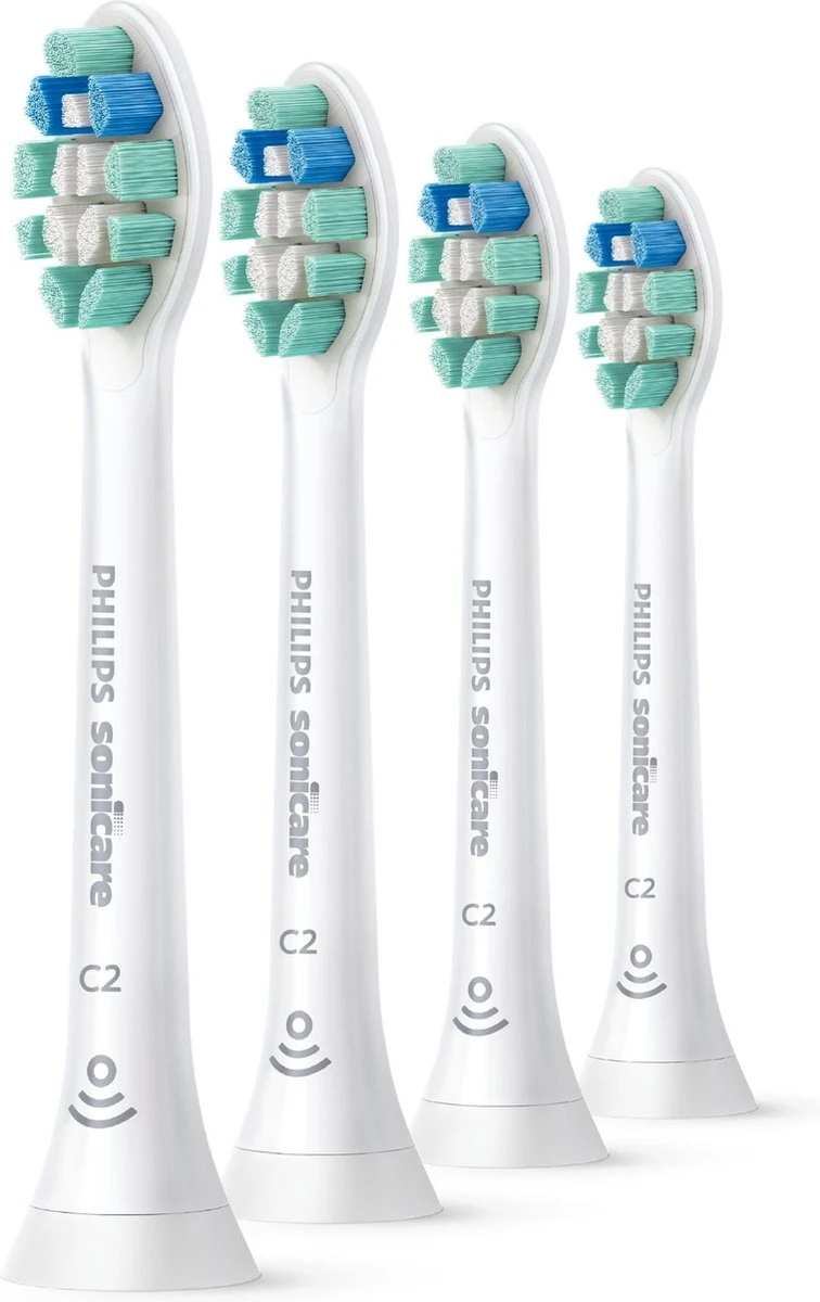 Philips Sonicare C2 Optimal Plaque Defence HX9024/10 - Opzetborstels - 4 Stuks - Afbeelding 6