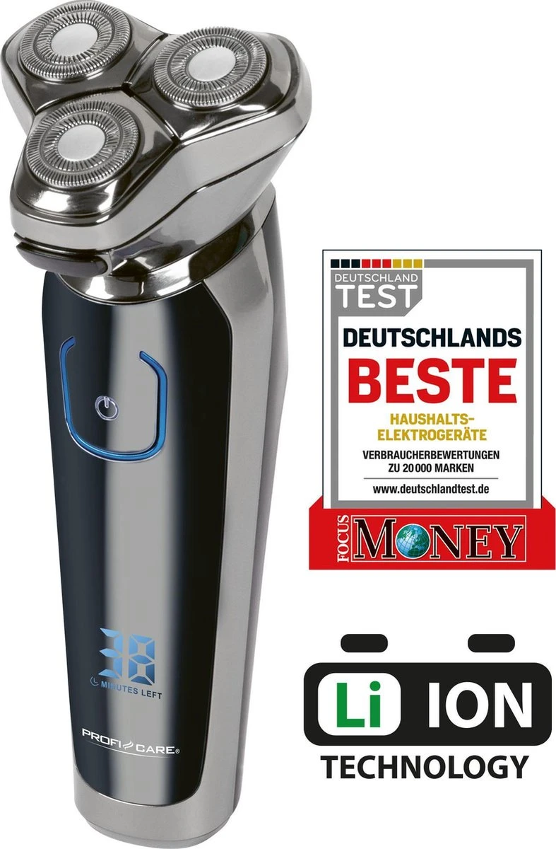 Clatronic ProfiCare HR 3023 - Scheerapparaat - Roterend Scheerapparaat - Trimmer - Chroom