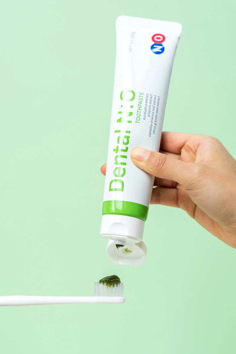 Dental N:O™ - 2x XL 150mL - Tandvlees Herstel Tandpasta - Groene Thee , Propolis , Eucalyptus, Aloe Vera & Meer - Tandvleesontsteking - Zonder Fluoride - Voordeelverpakking Tandpasta - KOMBUCHA - Afbeelding 4