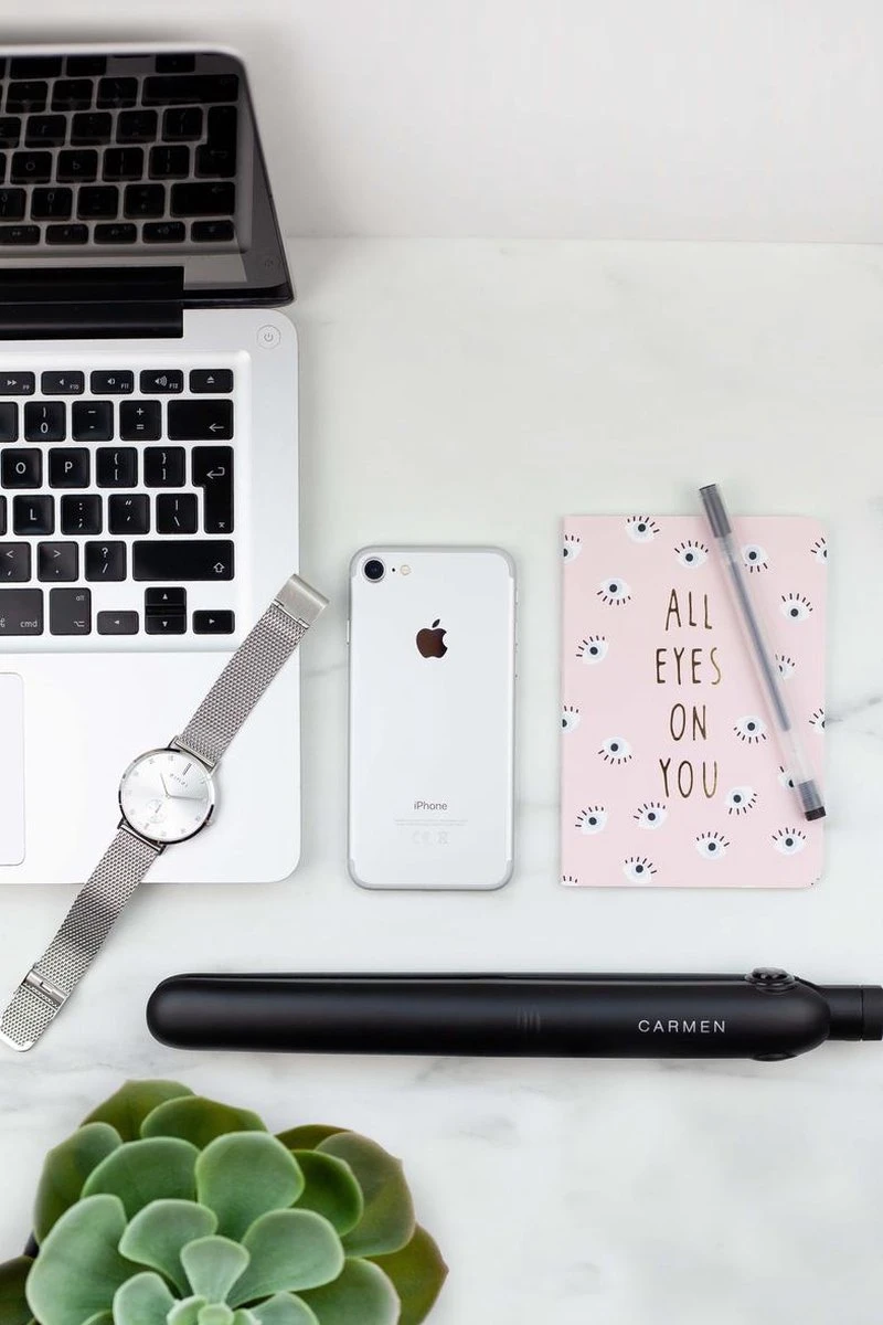 Carmen CR1070 - Stijltang - Zwart - Snel Opgewarmd - 6 Warmtestanden - ION Technologie - Afbeelding 3