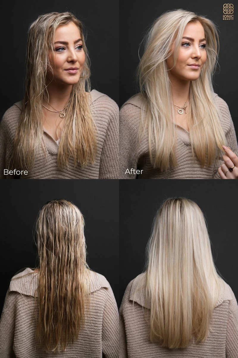 IONIC Beauty Volumax - Föhnborstel - Volume Borstel - 1000W - Zwart/Goud - Fris, Glanzend En Volumineus Haar In Enkele Minuten! - Afbeelding 2