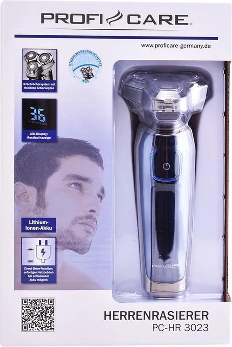 Clatronic ProfiCare HR 3023 - Scheerapparaat - Roterend Scheerapparaat - Trimmer - Chroom - Afbeelding 5