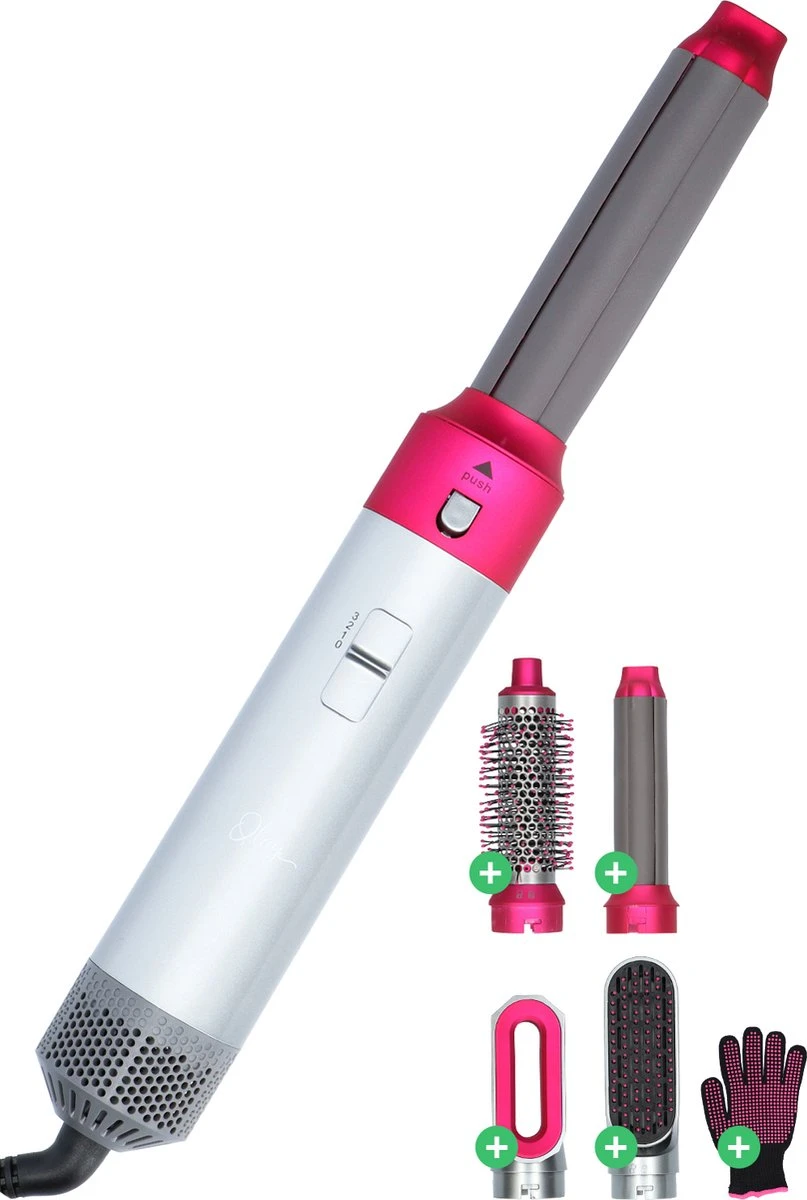 QLAY Airwrap 5 In 1 Set - Vernieuwde Motor - Airwrap Krultang - 2023 Edition