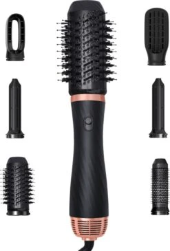 Achaté Airwrap Styler Krulborstel - 6 In 1 Krultang - Compacte Föhnborstel - Anti Klit