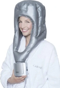 Carmen HD600 - Droogkap - 600 Watt - 2 Warmtestanden -Luxe Opbergtas - ION Technologie