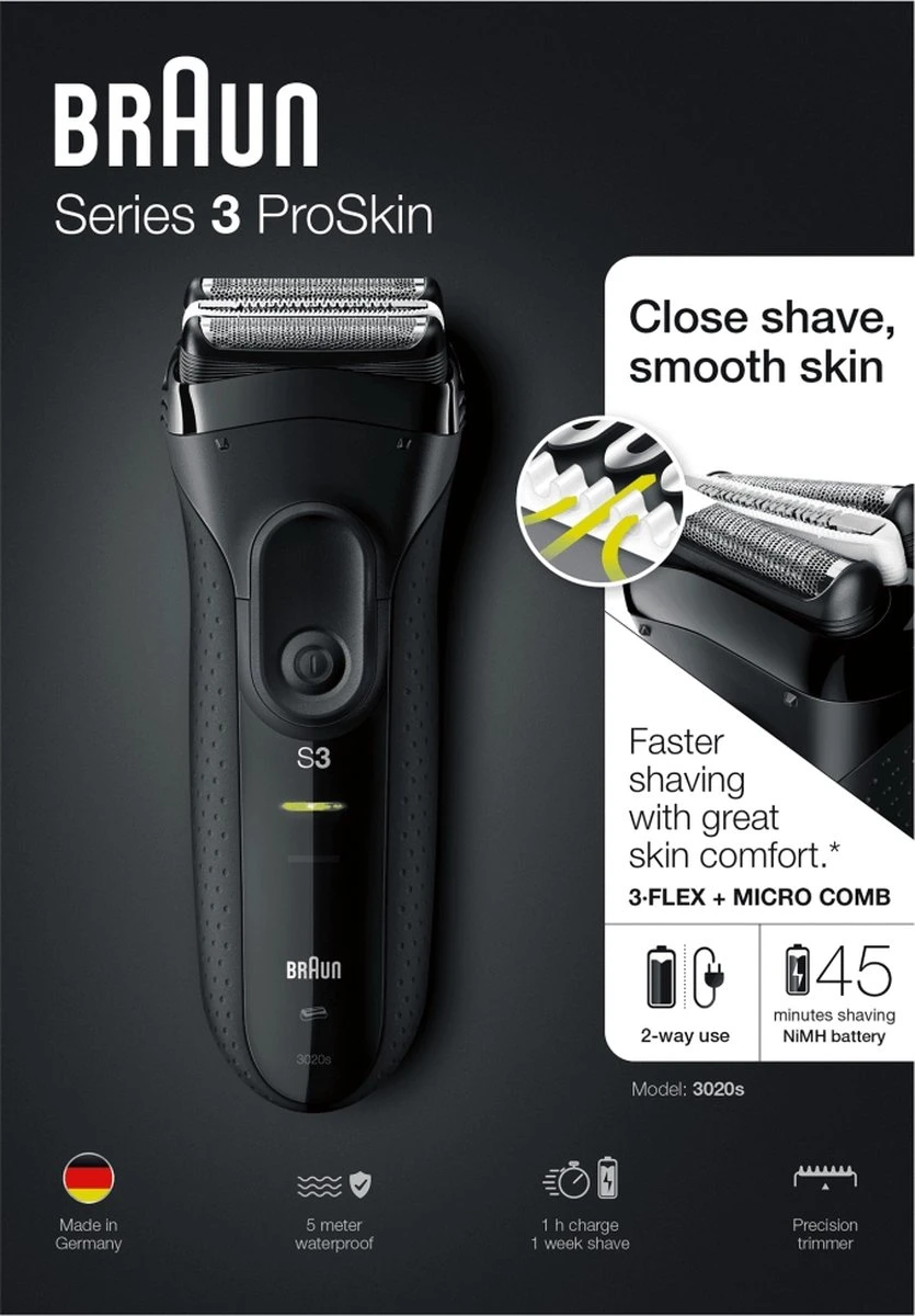 Braun Series 3 3020s - Elektrisch Scheerapparaat Mannen - Afbeelding 9