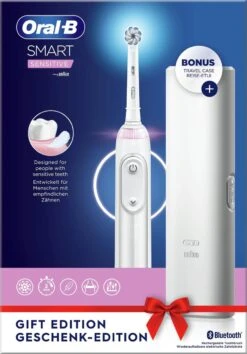 Oral B Oral-B Smart Sensitive - Elektrische Tandenborstel - Ontworpen Door Braun - 1 Handvat En 1 Opzetborstel -BaByliss Verkoopwinkel 837x1200 1