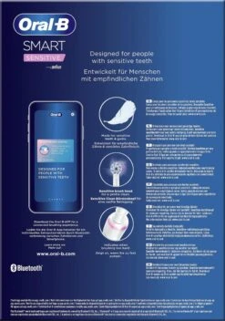 Oral B Oral-B Smart Sensitive - Elektrische Tandenborstel - Ontworpen Door Braun - 1 Handvat En 1 Opzetborstel -BaByliss Verkoopwinkel 841x1200