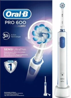 Oral B Oral-B PRO Pro 600 - Sensi-Clean - Elektrische Tandenborstel - Wit