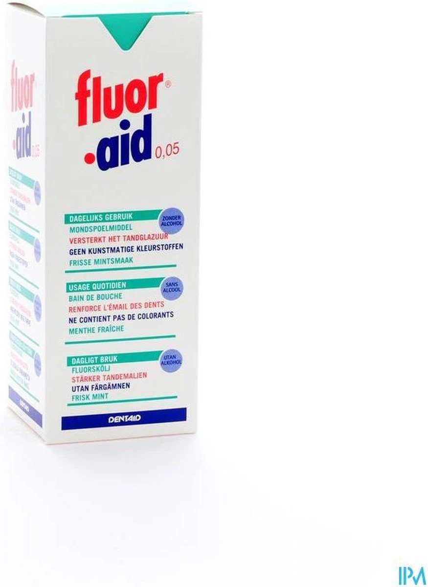 Fluor Aid 0.05 Mondwater - 500 Ml - Afbeelding 4
