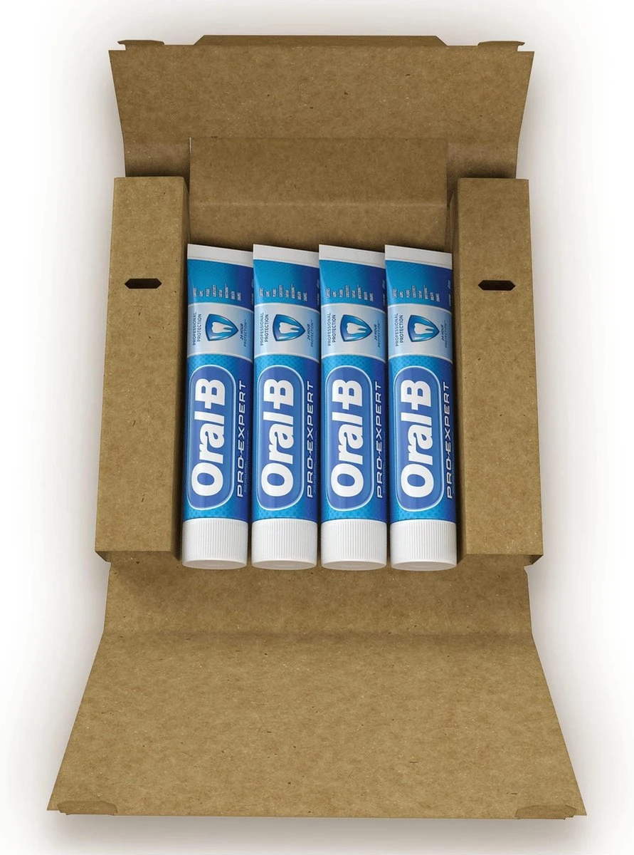 Oral B Oral-B Tandpasta Voordeelverpakking - Pro-Expert Professionele Bescherming - 4 X 125 Ml - In Gerecycleerd Karton - Afbeelding 8